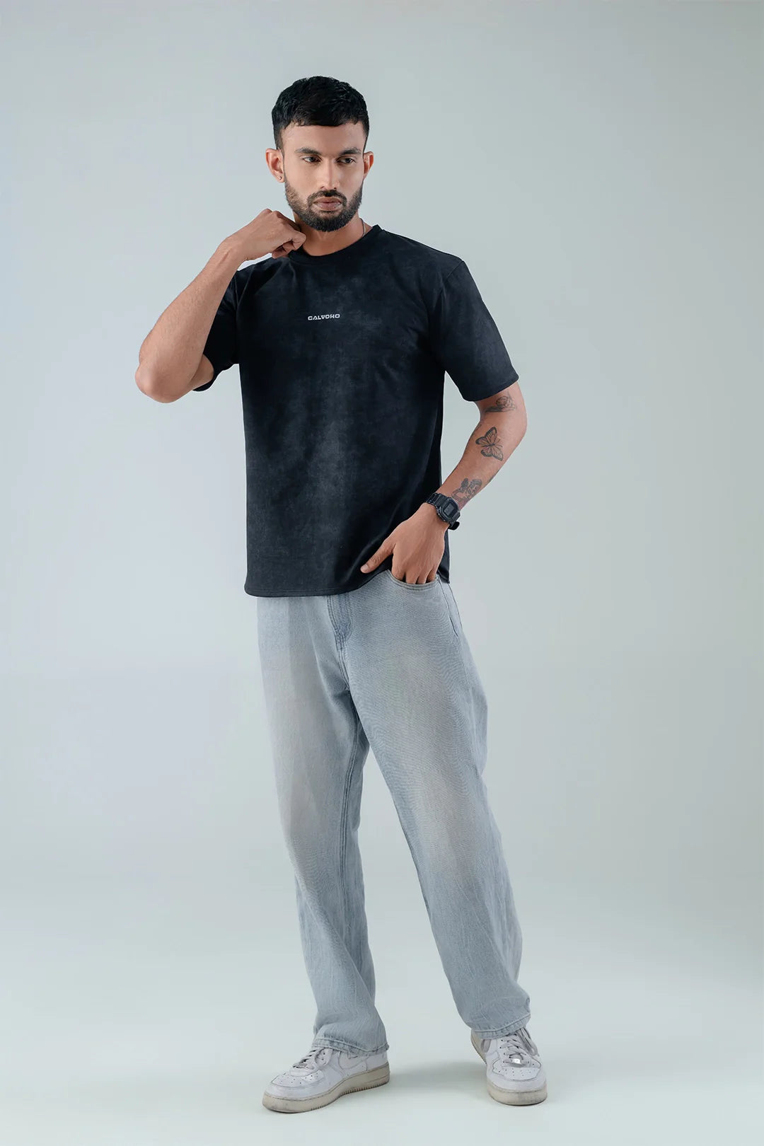 Smoke Wash Oversized Tee