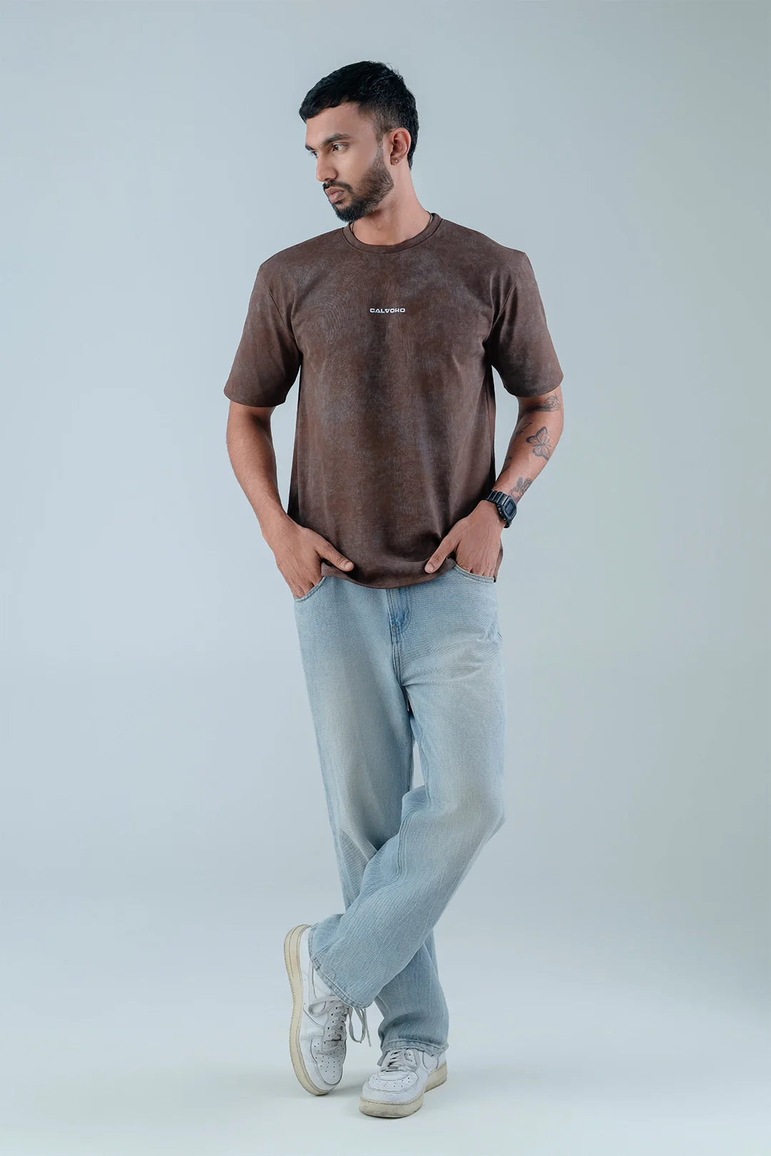 Smoke Wash Oversized Tee