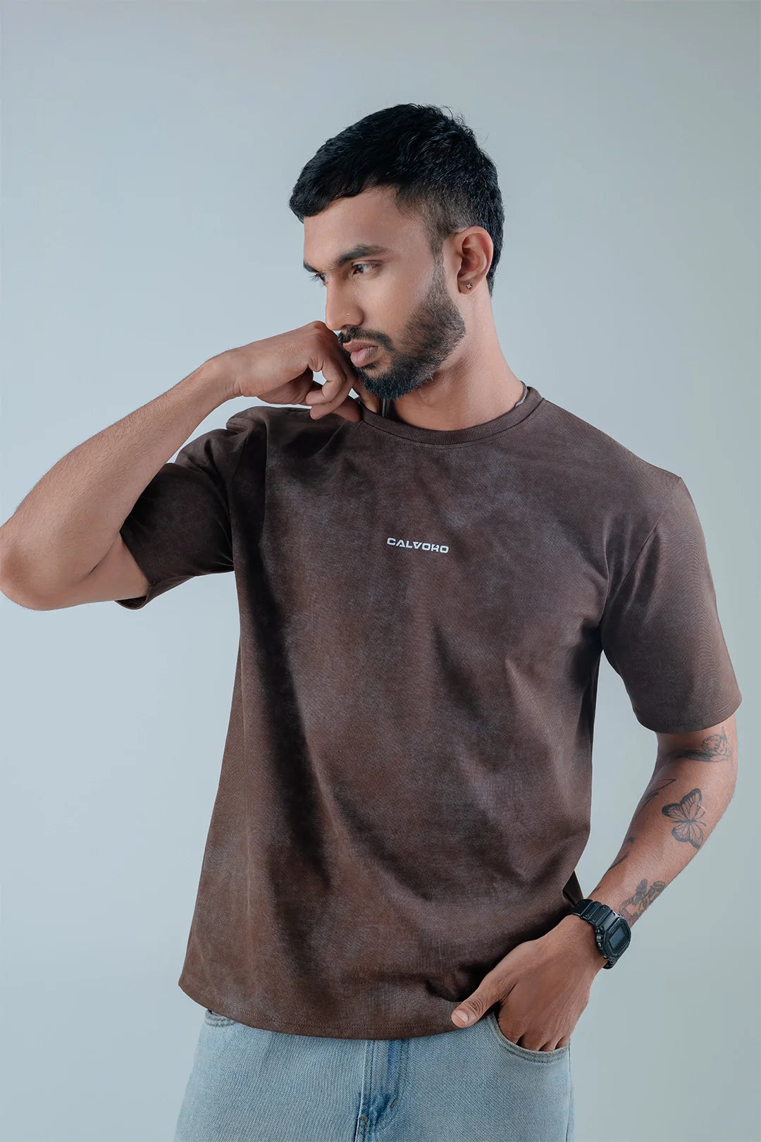 Smoke Wash Oversized Tee