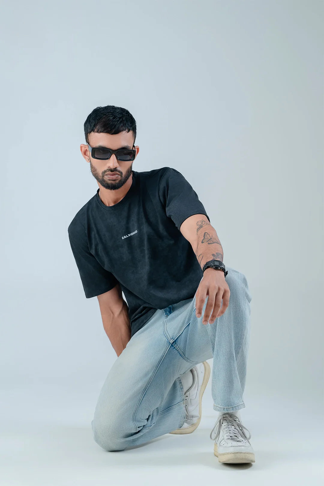 Smoke Wash Oversized Tee
