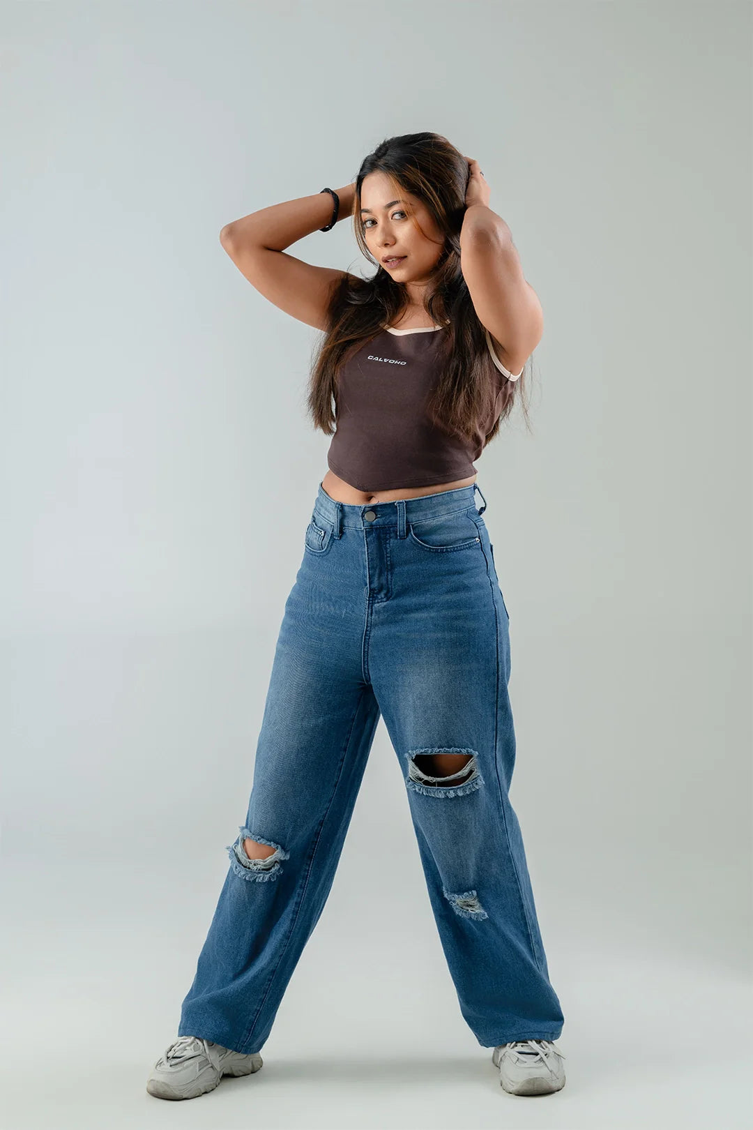 Drift V Relaxed Crop Top