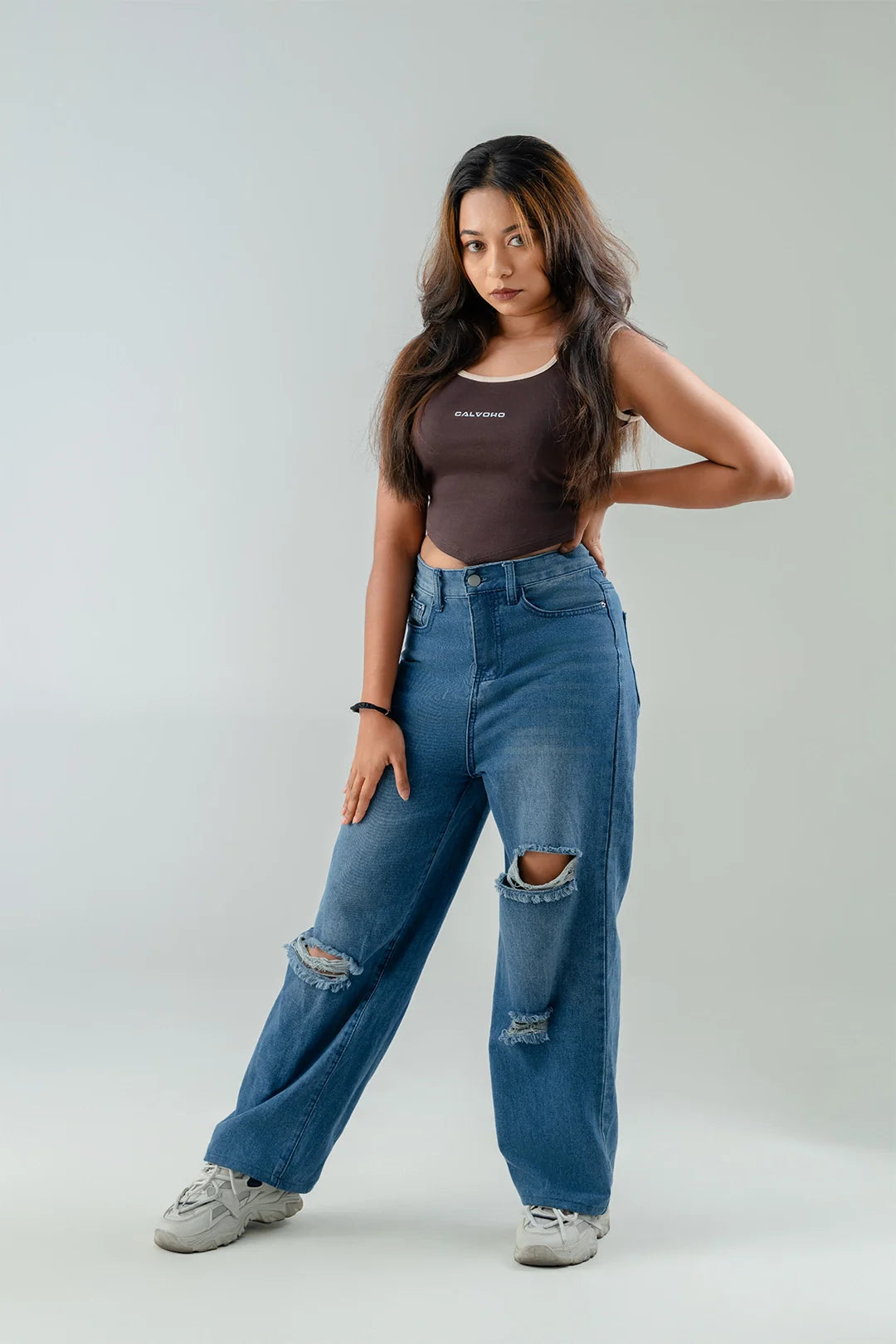 Drift V Relaxed Crop Top