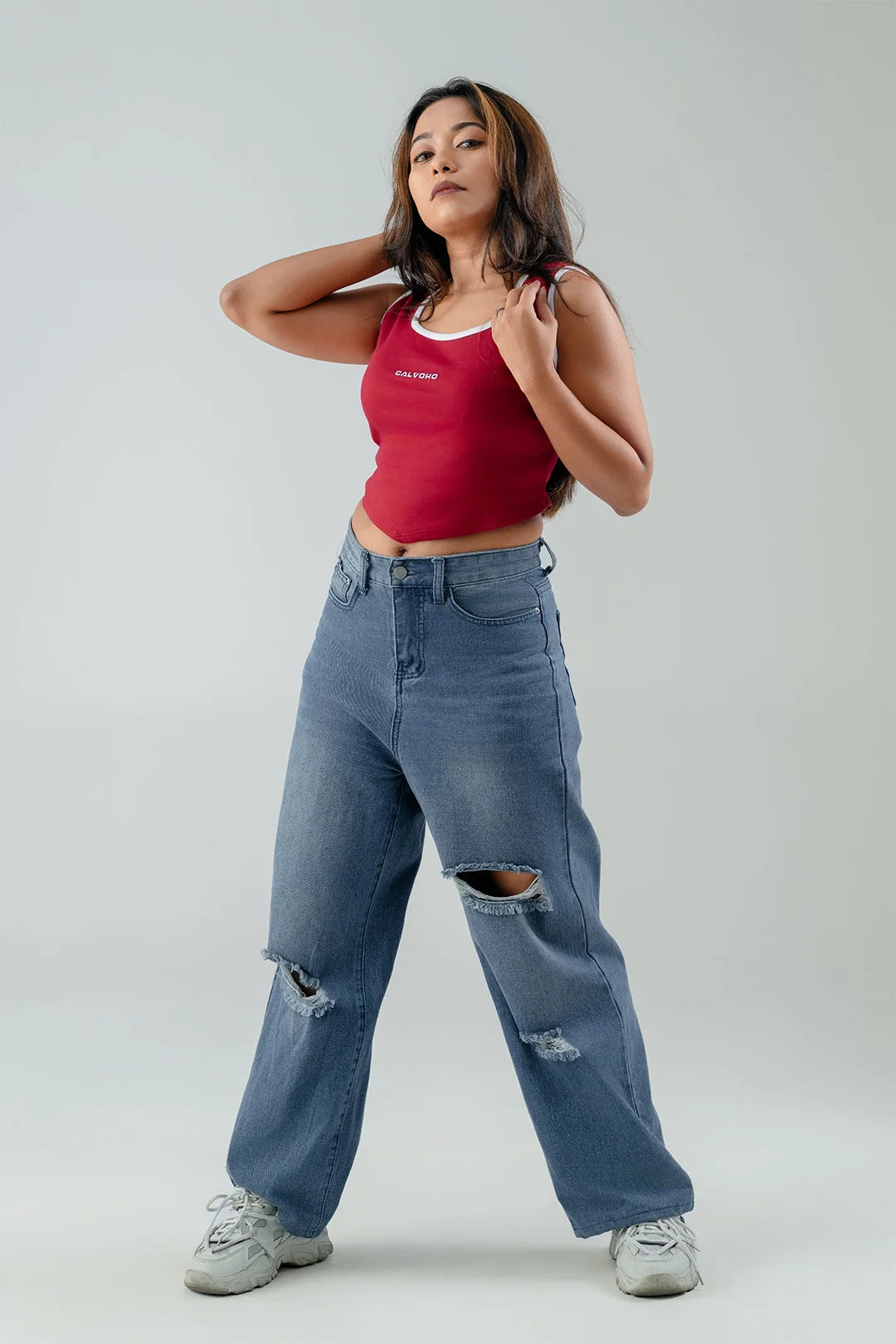Drift V Relaxed Crop Top